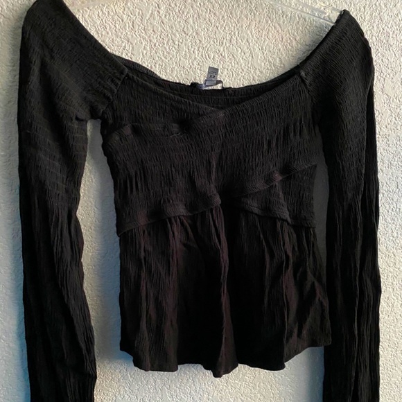 Pacsun Kendall & Kylie Long Sleeve Flowy Blouse - Picture 1 of 5